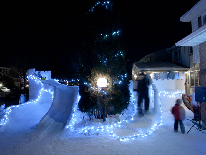 Junkyard Symphony's Super Snow Slide